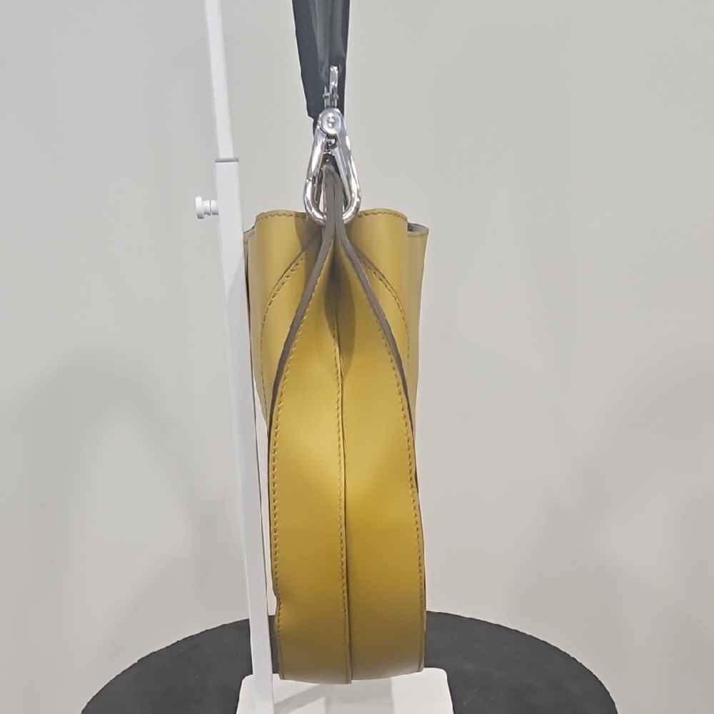 Proenza Schouler Mustard Yellow Crescent Hobo Bag - Picture 3 of 9